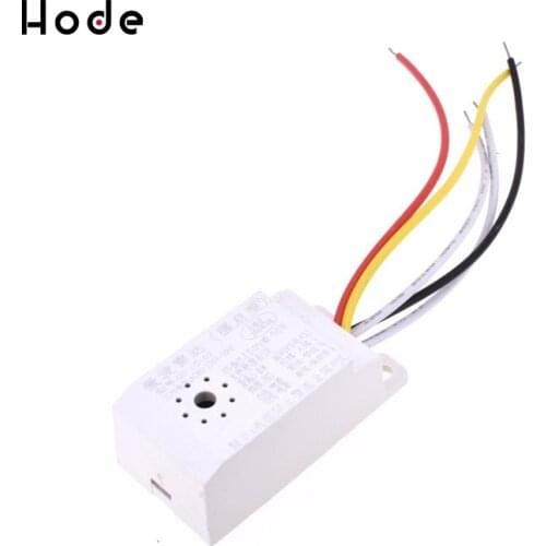 220V AC 50Hz Auto Infrared Sensor Swicth Body Motion PIR Microwave Radar Sensor Module Sensitivity 7LUX In Stock