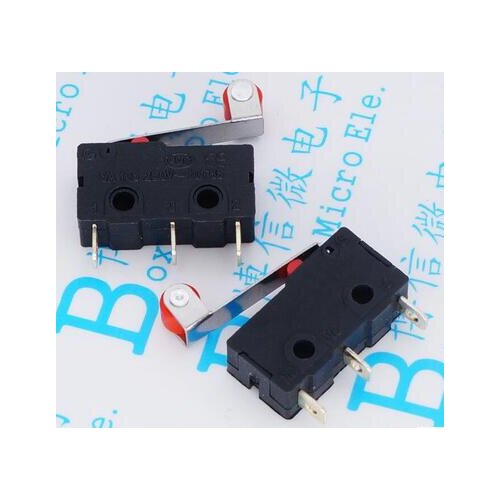 Free shipping 10pcs/lot AC belt pressure iron handle trip limit point move micro switch ON-ON KW11 ZW12-N 3Pin pulley switchs