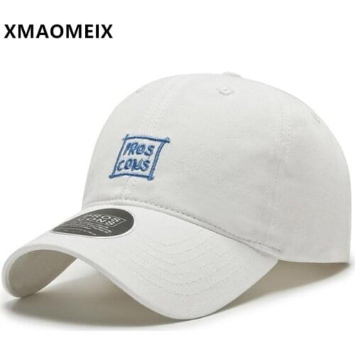 XMAOMEIX Snapback Cap Cotton Baseball Caps For Men Women Adjustable Size Simple Fashion Sports Hat 2021 New Spring Fishing Cap