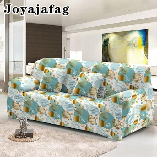 Geometric Style Elastic Sofa Cover Combination All-cover Washable Stretch Slipcover 1/2/3/4 Seater For Living Room Decor