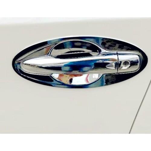 For Nissan Murano 2015 2016 8pcs Matte Chrome Car Door Handles Bowl Cup Trim Cover Protectors Molding Chromium Styling