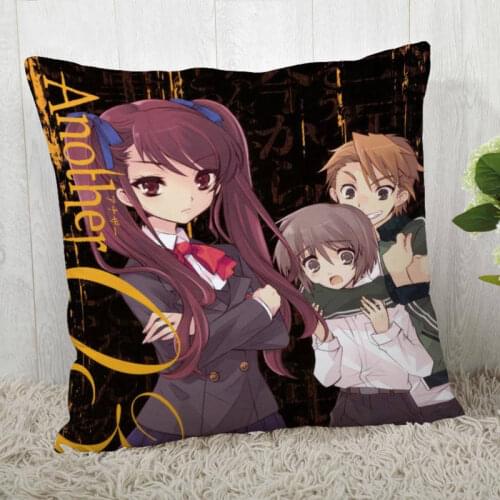 Custom Another Pillow Cases Square Pillowcase Christmas Zippered Pillow Cover 40*40cm,45*45cm(One Side)