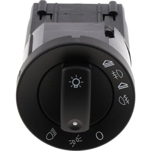 Headlight Control Fog Light Switch 8E0941531C W/AUTO Function for Audi A4 B6 B7 2001 2002 2003 2004 2005 2006 2007 2008, Black