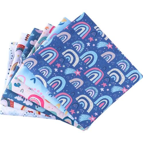 Patchwork sewing tablecloth fabric cartoon girl polyester cotton polyester printed quilt tulle embroidery DIY 50*140cm1 piece