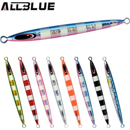 ALLBLUE SPY-C Fast Speed Metal Jig Fishing Lure 250g/350g/500g Off Shore Super Hard Lead Vertical Jigging Spoon Fishing Tackle