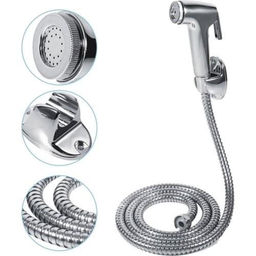 Multifunctional Bidet Sprayer Set ABS Bathroom Handheld Toilet Bidet Shower Sprayer Hose Holder Cleaning Bath Bidet Sprayer Set