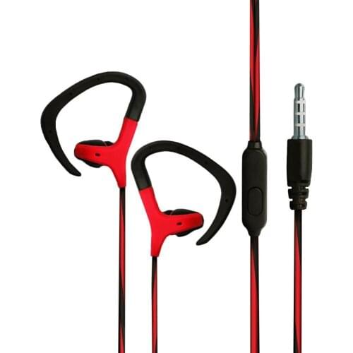 3.5mm In-Ear Headphone In-ear Running Long wearing comfort Sport Music Stereo Earphone Headset with Mic