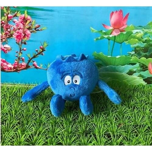 New Fruits Vegetables Mini Blueberry Eggplant Carrort Plush Toy For Children Birthday Gift