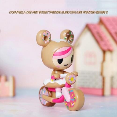 Original Tokidoki Figure Donut Family 2nd Generation Blind Box Cute Collectible Doll Toy Gift