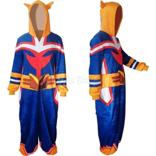 My Hero Academia Pajamas All Might Anime Cosplay Costumes Halloween Christmas Cartoon Jumpsuits Performance Clothes C112M69
