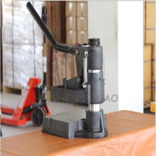 Hand-Pressure Sampling Machine Manual Leather Cutting Machine Die-Cutter Leather Punching Machine 47kg