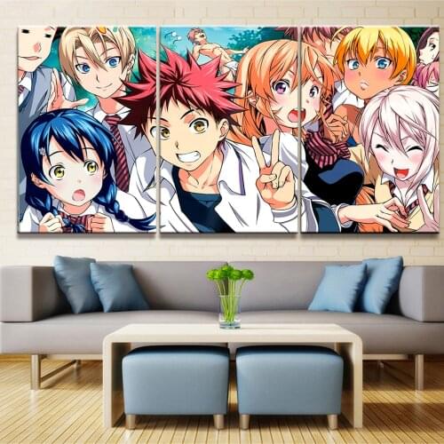 Shokugeki No Soma Diamond 5D DIY Wall Art Handmade Painting Cross Stitch Picture Mosaic Full Round Drill Embroidery Gifts Anime