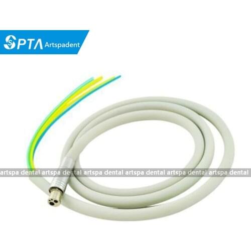 Silicone Dental 4 Holes Handpiece Hose Tube with Connector for High&Low Speed Handpiece High Quality