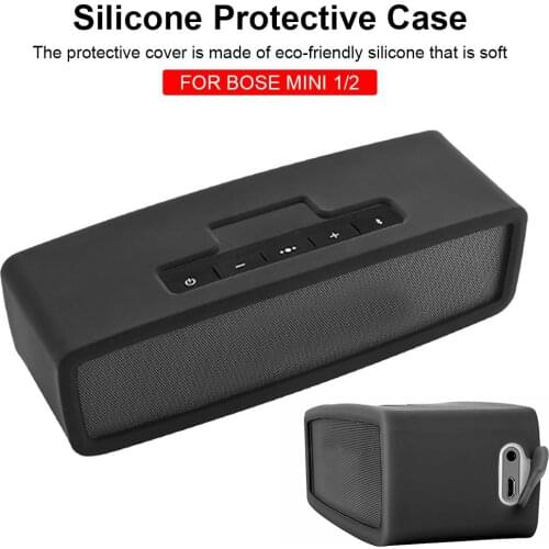 Silicone Case Bag Cover Portable Dustproof Protective Box forBose forSoundlink Mini I II 1 2 Wireless Bluetooth Speaker