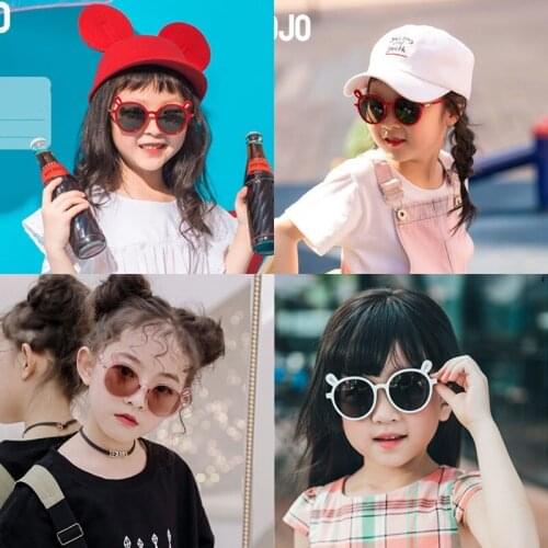 Fashion Vintage Children Sunglasses Anti-reflective Mirror Classic Boys And Girls Sun Glasses Plastic Kids Glasses Uv400