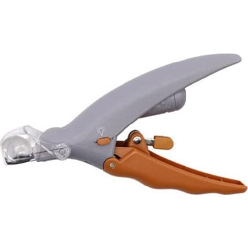 LED Pet Nail Clippers Pet Luminous Practical Nail Clippers Cat Dog Nail Clippers With Magnifying Glass Light