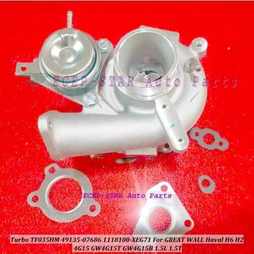 Turbo TF035HM 49135-07686 1118100-XEG71 4913507686 1118100XEG71 49135 07686 For GREAT WALL Haval H6 H2 GW4G15T GW4G15B 1.5L 1.5T