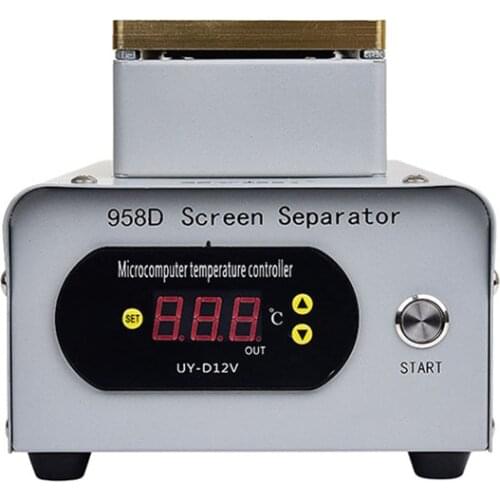 UYUE 958D Built-in Two Big Pumps Newest 7 Inch Vacuum LCD Separator Machine for iPhone X LCD Screen Separation