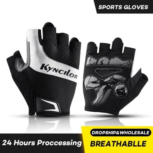 Cycling Non-Slip Breathable Bike Bicycle Gloves Men Women Summer Bicycle Short Gloves Cycle Gel Pad Half Finger Gloves