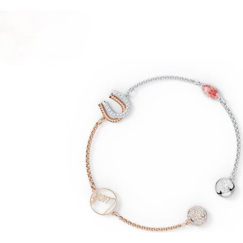 High-quality new SWA products. Magic chain horseshoe-shaped U-shaped fresh magnetic design bracelet charming fashion jewelry