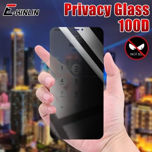 Anti-Privacy Tempered Glass Anti Spy Screen Protector Film For iPhone 12 mini 11 Pro Max SE 2020 XS X XR 8 7 6 6S Plus Cover