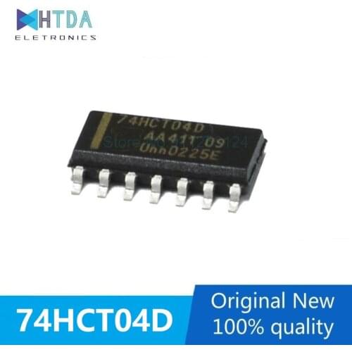 10pcs/lot 74HCT04 74HCT04D SN74HCT04DR HCT04 SOP14