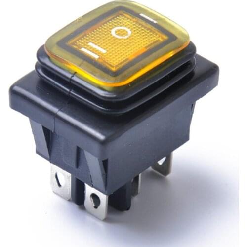 4pcs 6 Pin On/Off/On Rocker Toggle Switch Push Button Car Boat Marine