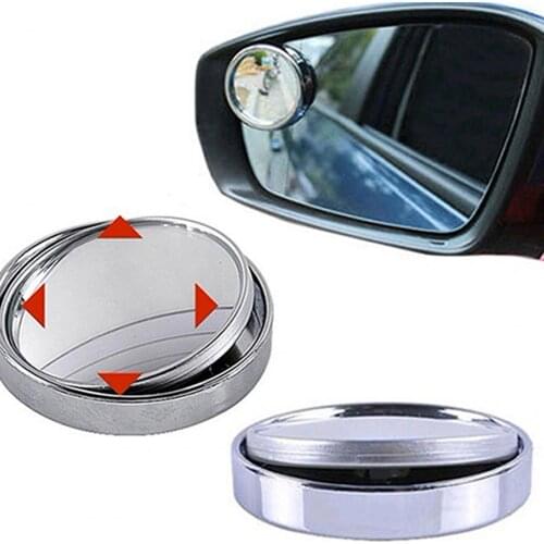 80% Hot Sales Wide Angle Convex Car Auto Blind Spot Round Stick-On Side View Rearview Mirror