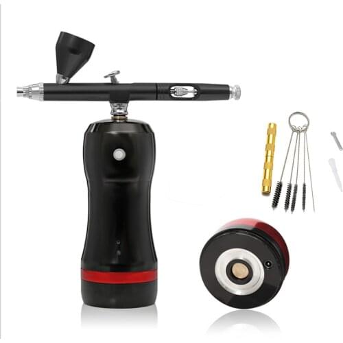 Airbrush Compressor Kit Paint Spray Gun Diy High Pressure Replace Battery Mini Pneumatic Air Brush For Make Up Nail Cake Car Art
