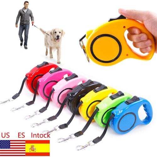 Retractable Dog Leash Automatic Flexible Dog Puppy Cat Traction Rope Belt /5M Dog Leash For Small Medium Dogs Pet Products