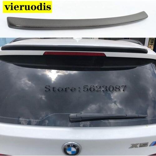 Carbon Fiber Car Rear Roof Wing Lip Spoiler For BMW X5 F15 2014-2017