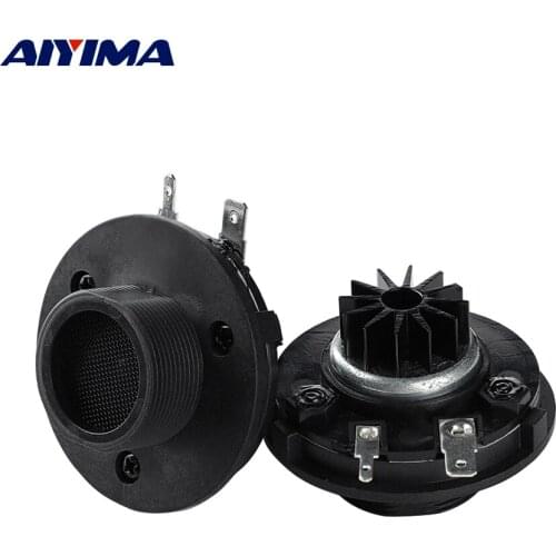 AIYIMA 2Pcs Tweeter Audio Speaker 8 Ohm 35W 25 Core Treble Titanium Film Loudspeaker With Aluminum Radiator High Sensitivity