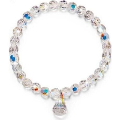 European 6.9Inch Womens Popular Bracelet Square Crystal Ring Jewelry Exquisite Luxury Hot Sale Fashion Bracelet 2021 N6L4
