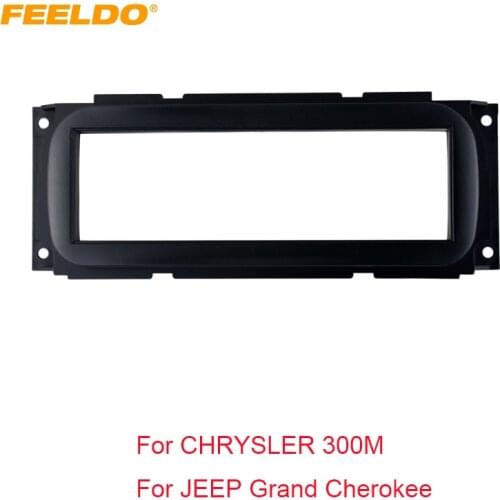 FEELDO 1DIN Car Refitting Stereo Frame Fascia Dash Panel Installation Kits For Jeep Grand Cherokee/Chrysler/Dodge/Plymouth