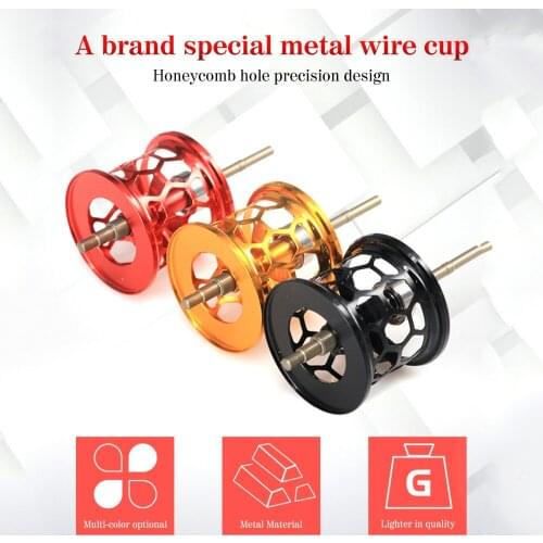 Micro Water Drop Wheel Modified Wire Cup Rhombus Hole Super Light Weight Lure Accessories Fishing Reel PMAX3 BMAX3 SMAX3 DIY