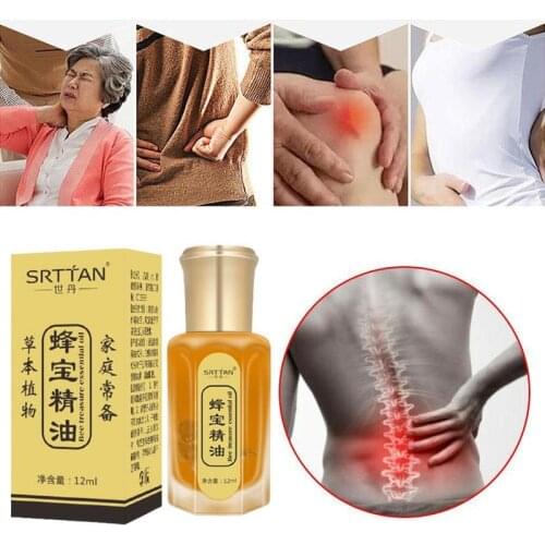Chinese medicine Bee venom oil for joints pain waist foot Relax tiger balm back pain backache health care Patches healthcare