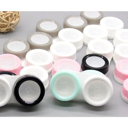 1Pcs Cosmetic Contact Lens Case Eye Care Box Double-box Eyewear Bag Keeps Contact Lenses Safe