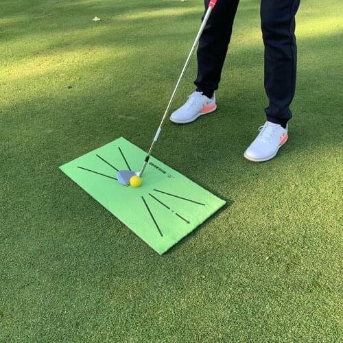 2021 Hot Golf Training Mat for Swing Detection Batting Mini Golf Practice Training Aid Game and Gift for Home Office Outdoor Use