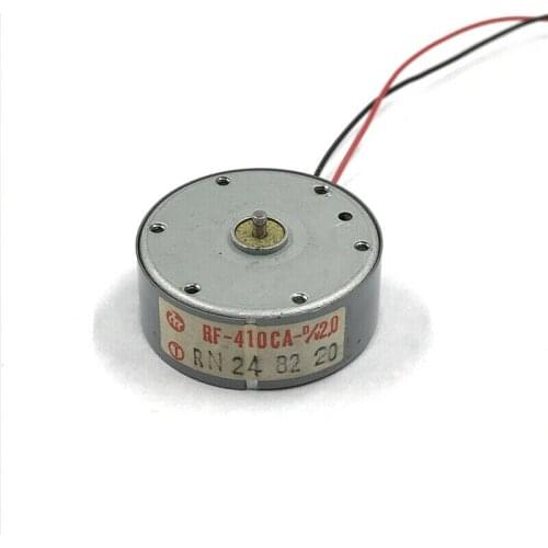 MABUCHI RF-410CA DC 1.5V 2V 3V 5900RPM 10mm Ultrathin Micro Round Solar DC Motor Audio Recoder CD Player