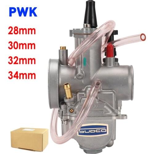 Motorcycle PWK Carburetor Carb 28 30 32 34mm with Power Jet 2T/4T Buggy Quad Go Kart ATV UTV Off Road Scooter