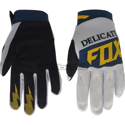 Delicate Fox 360/180 Race Gloves Mountain Bicycle Offroad Mens Downhill Bike Motorbike Gloves