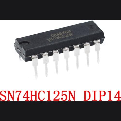 New original sn74hc125n hd74hc125p in line dip-14 buffer (5 PCs.)