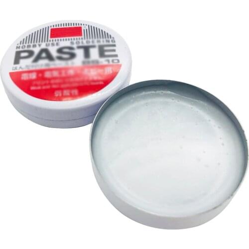10g Silver Weak Acid Soldering Solder Paste Solder Flux Grease Paste BS-10 4.5cm Semi Solid