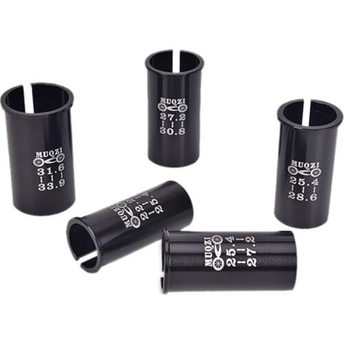NEW Bike Seat Post Tube Seatpost Reducing Sleeve Adapter Adjust Diameter 25.4-27.2, 27.2-30.8, 31.6-33.9, 25.4-28.6, 22.2-25.4