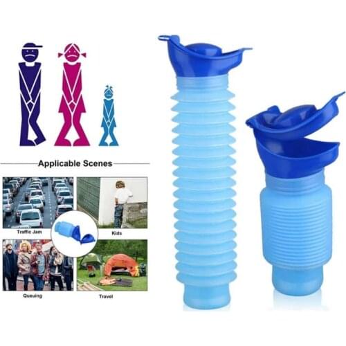Portable Pocket Toilet- Your Bathroom In The Car 750ML For Travel Camping Reusable ortable Pocket Toilet Accessories