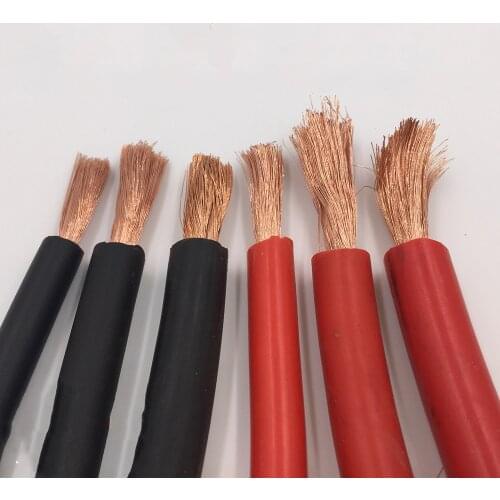 Welding machine wire Electric welding wire YH welding wire pure copper 70 mm2 square household red black copper wire