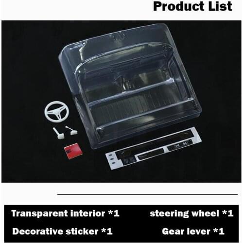 AJRC Transparent plastic analog car interior accessories for the Traxxas TRX-4 RC car TRX4 BRONCO TRX4 82046-4 interior