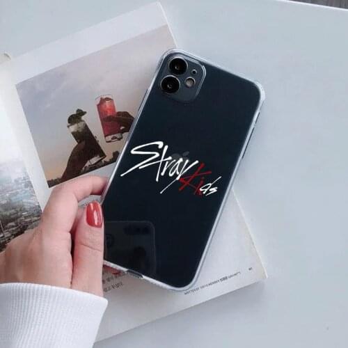 Kpop Stray Kids Transparent Phone Case For iPhone 12 11 Pro MAX SE20 XR XS X 7 8 6s Plus Fashion Soft Silicone Back Cover Fundas
