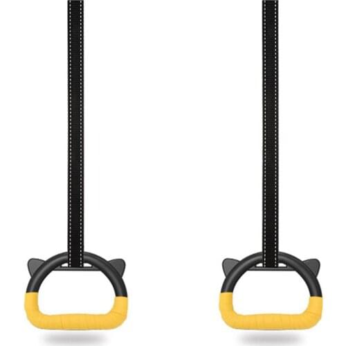 Kids Gymnastics Ring Adjustable Non-slip Children Gymn Ring For Kids And Exercise Lovers Abdomen Pull-ups Rowing Training