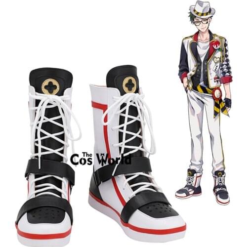 Twisted Wonderland Trey Clover Games Customize Cosplay Flat Shoes Boots